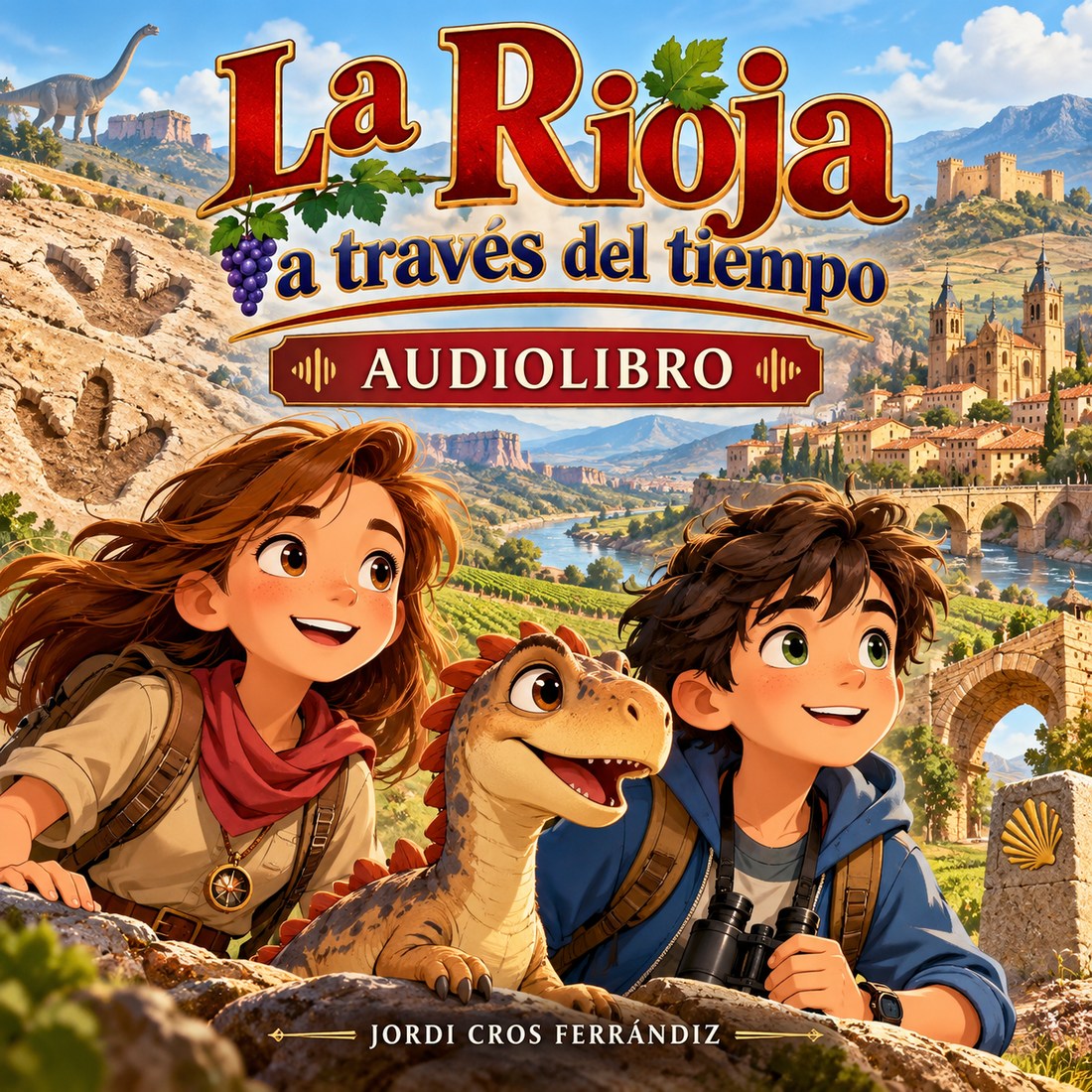 Carátula del audiolibro La Rioja a través del tiempo
