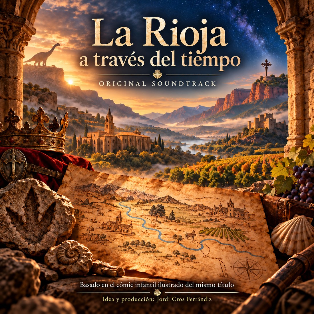 Portada de la banda sonora original de La Rioja a través del tiempo
